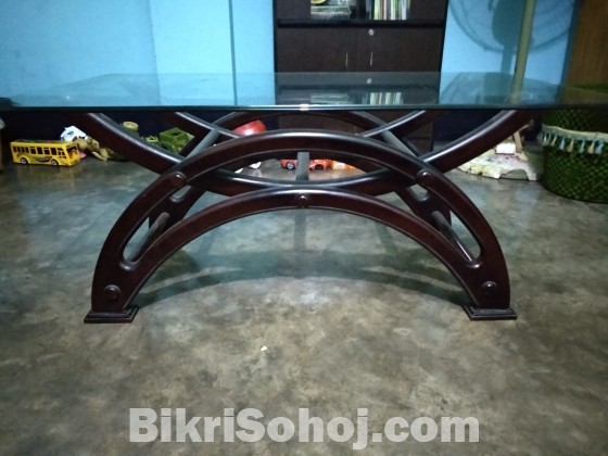 Latest designed Tea Table (Segun) with firm tempered glass